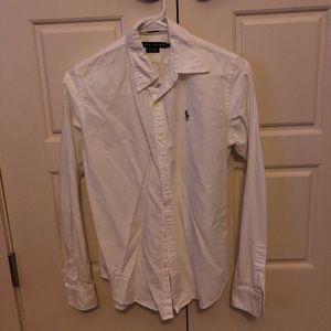 White Ralph Lauren Button down